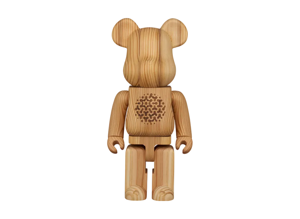 MEDICOM TOY "BEARBRICK" Japan Pavilion Cedar Wood 400% 2025 Japan International Expo (Osaka/Kansai Expo)