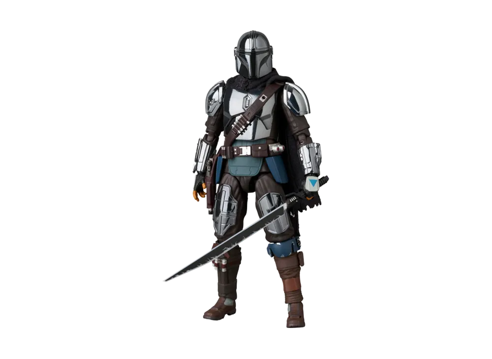 MEDICOM TOY "MAFEX No.256" -THE MANDALORIAN- The Mandalorian Chrome Ver.