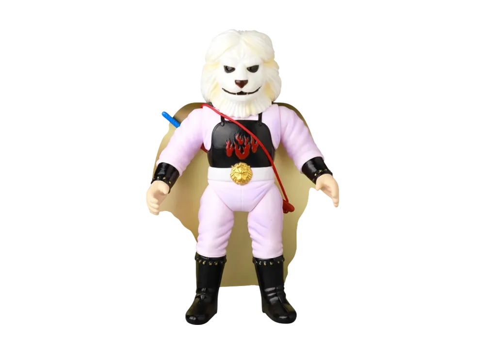MEDICOM TOY / Bearmodel "P PRO Retro Sofvi Heroes" -Lion Maru- The Hero Lionmaru (Pilot Version)
