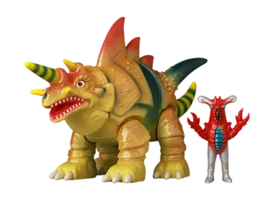 MEDICOM TOY "MAT(MONSTER ART TOY)" Zygon + Miniantilla Alien