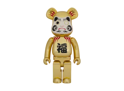 MEDICOM TOY "BEARBRICK" Daruma Gold Plated 1000%