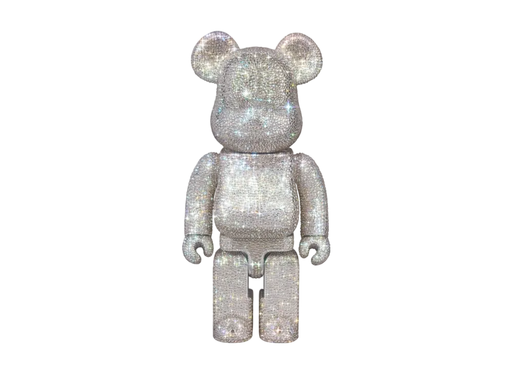 MEDICOM TOY "BEARBRICK" Crystal Decorate One Of Kind 400%