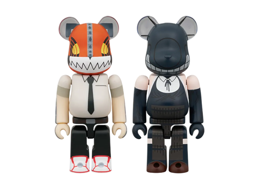 MEDICOM TOY "BEARBRICK" -Chainsaw Man- Chainsaw Man & Bomb 2 Piece Set