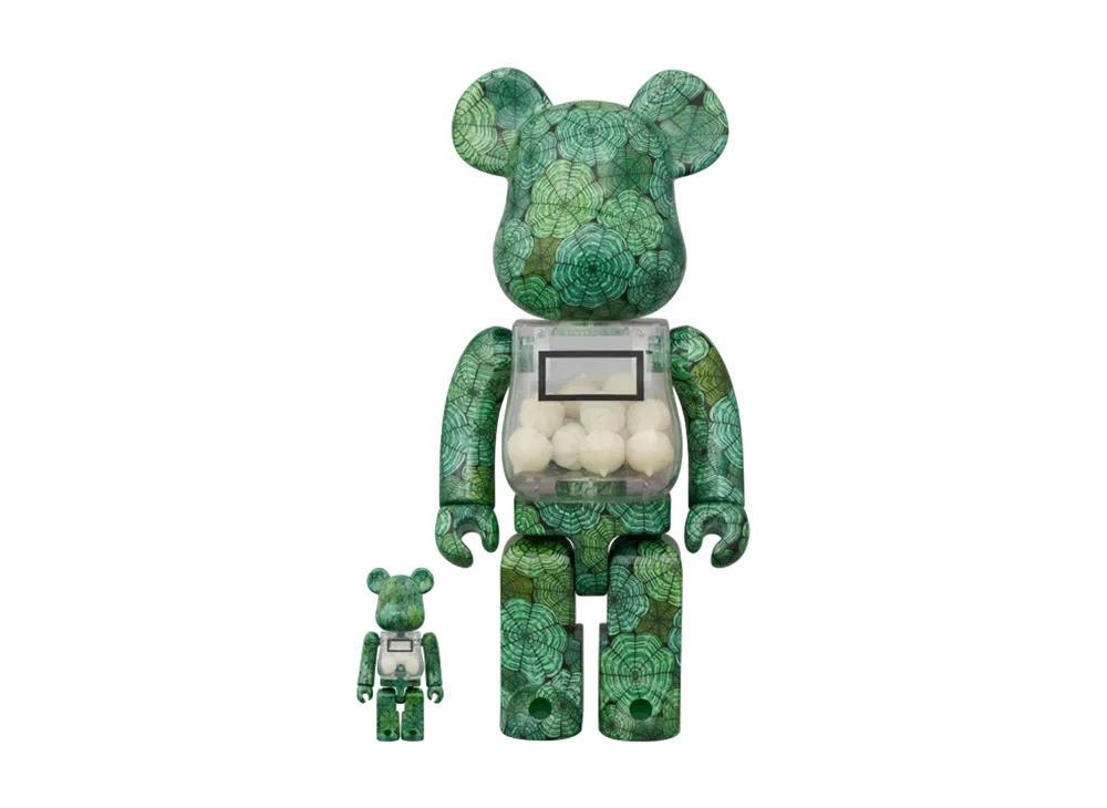 MEDICOM TOY "BEARBRICK" Euphorbia obesa 100% & 400%