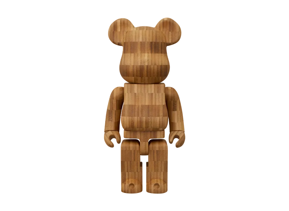 MEDICOM TOY "BEARBRICK" Karimoku BAMBOO 2 400%