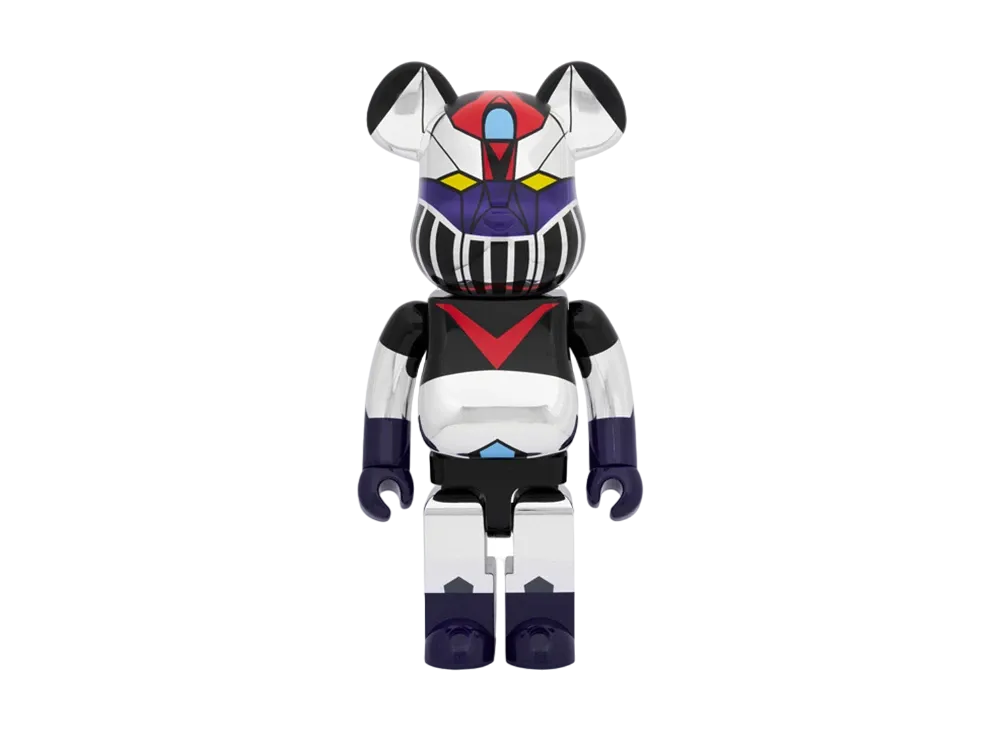 MEDICOM TOY "BEARBRICK" -Great Mazinger- Great Mazinger Plating Ver. 1000%