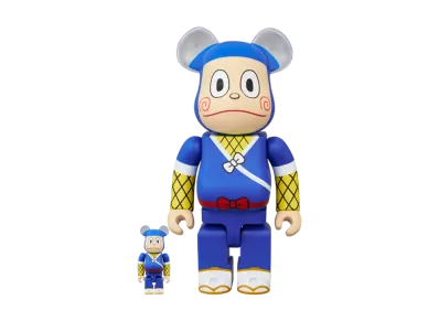 MEDICOM TOY "BEARBRICK" -Ninja Hattori-kun- Ninja Hattori-kun 100% & 400%