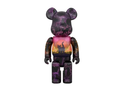 MEDICOM TOY "BEARBRICK" -Hikari Bambi- Twilight Cat 400%