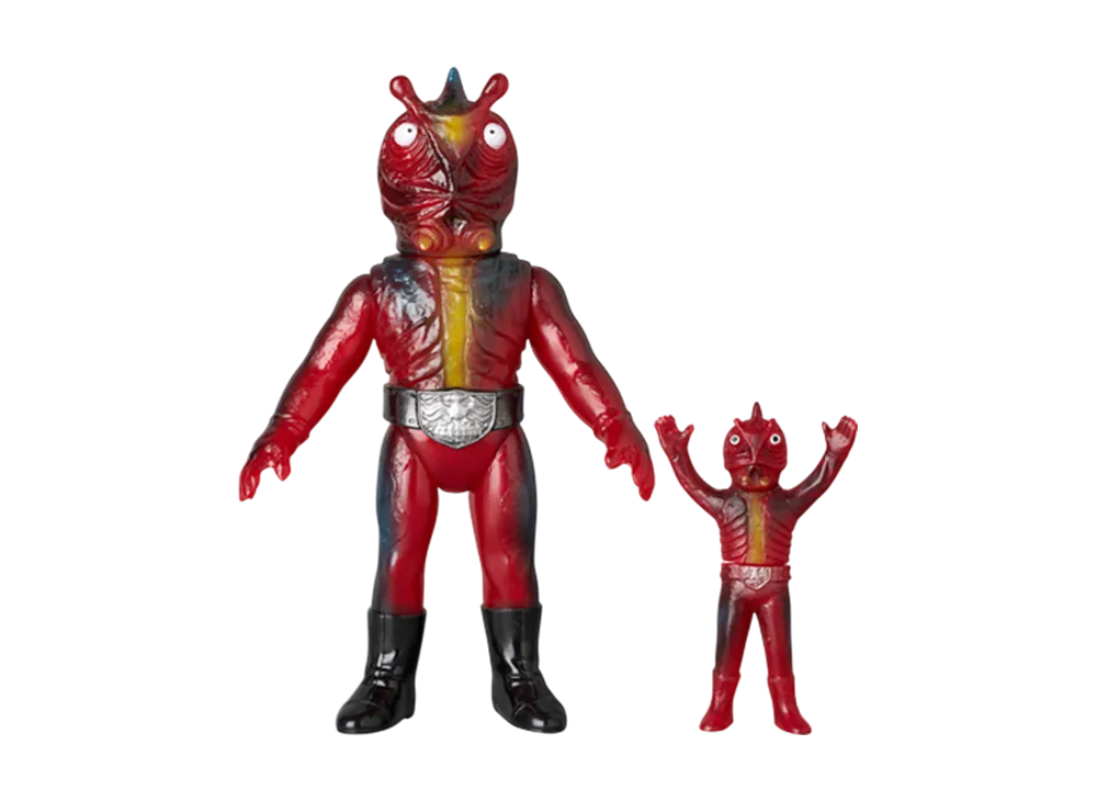 MEDICOM TOY / Megumi Kumanomori "Toei Retro Sofvi Collection" -Masked Rider- Yamogeras (New Clear Color) + Mini Soft Vinyl