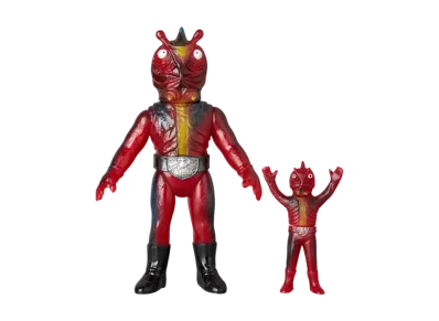 MEDICOM TOY / Megumi Kumanomori "Toei Retro Sofvi Collection" -Masked Rider- Yamogeras (New Clear Color) + Mini Soft Vinyl