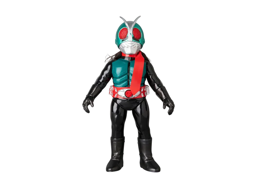 MEDICOM TOY / Megumi Kumanomori "Toei Retro Sofvi Collection" -Shin Masked Rider- Kamen Rider No. 2+1 (Shin Kamen Rider) (Long Hair Ver.)