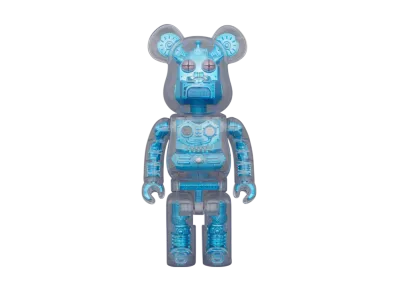 MEDICOM TOY "BEARBRICK" (Hirota Saigansho) Metallic Blue 400%