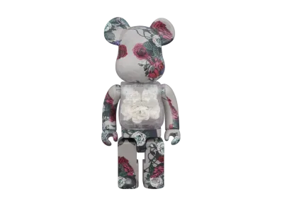 MEDICOM TOY "BEARBRICK" Flora Glow In The Dark 400%