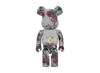 MEDICOM TOY "BEARBRICK" Flora Glow In The Dark 1000%