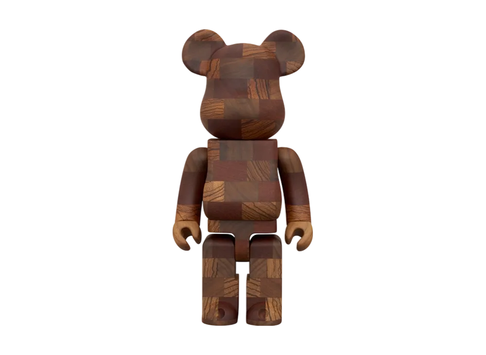 MEDICOM TOY "BEARBRICK" Karimoku Brick-Style Tiles Ii 400%
