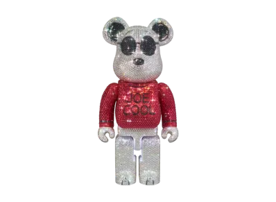 MEDICOM TOY "BEARBRICK" Crystal Decorate Joe Cool 400%