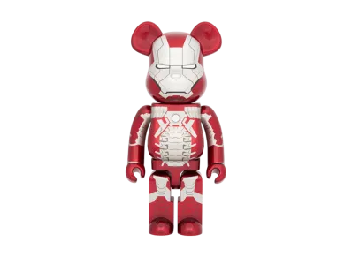 MEDICOM TOY "BEARBRICK" -Iron Man- Iron Man Mark V 1000%