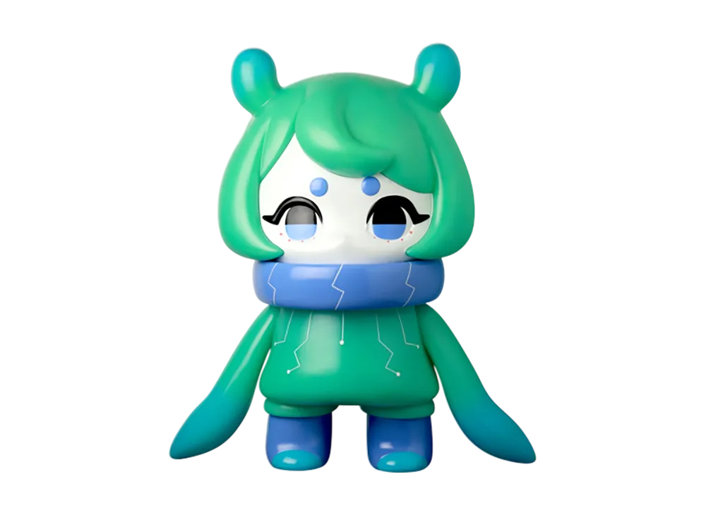 MEDICOM TOY Jam Denshitako Sea Ghost Color