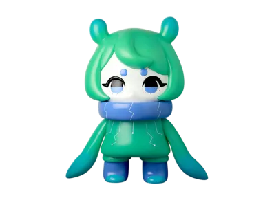 MEDICOM TOY Jam Denshitako Sea Ghost Color