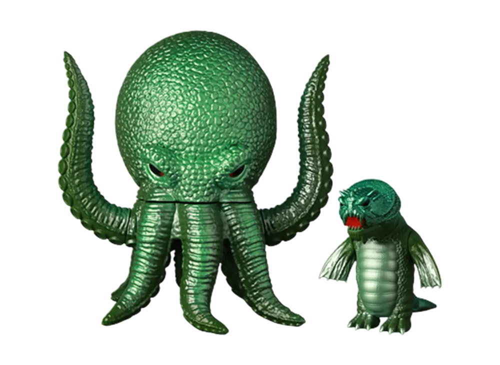 MEDICOM TOY / Anrakuansaku Octopus Monster + Mini Mogudan