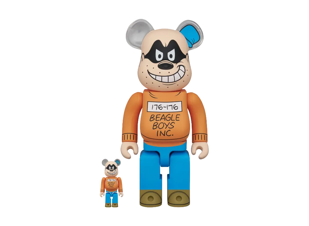 MEDICOM TOY "BEARBRICK" Beagle Boy 100% & 400%