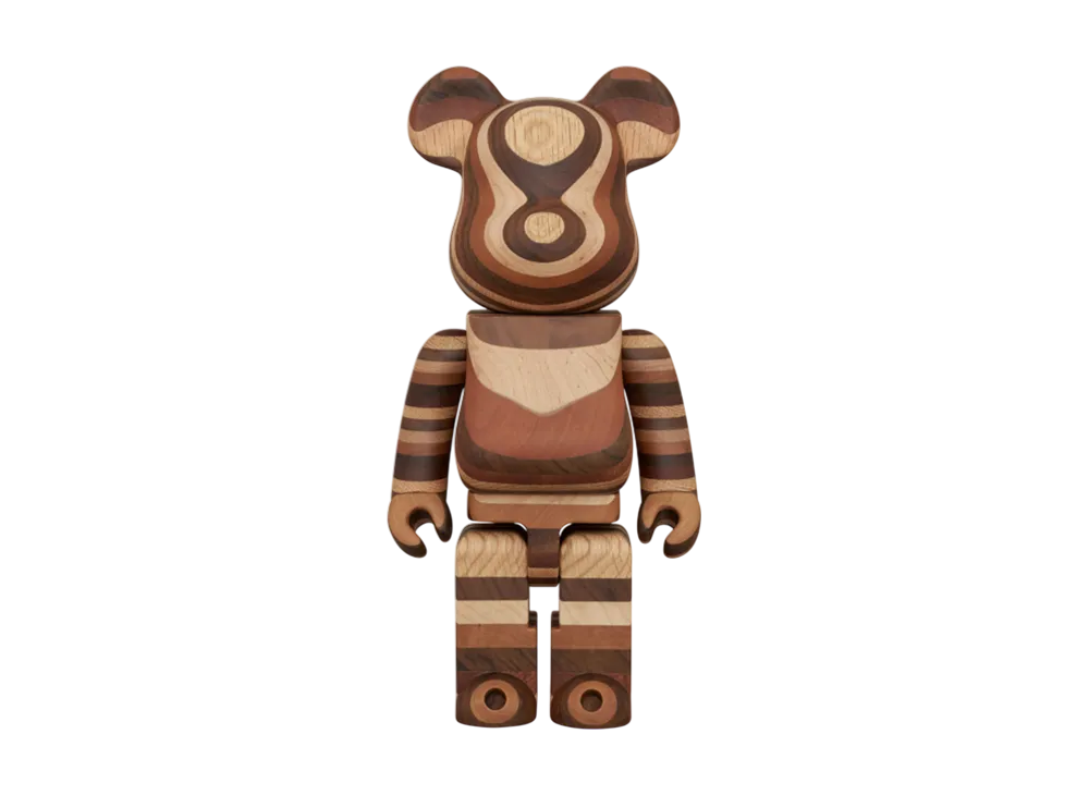 MEDICOM TOY "BEARBRICK" Karimoku Aslope 60 Front Side 400%