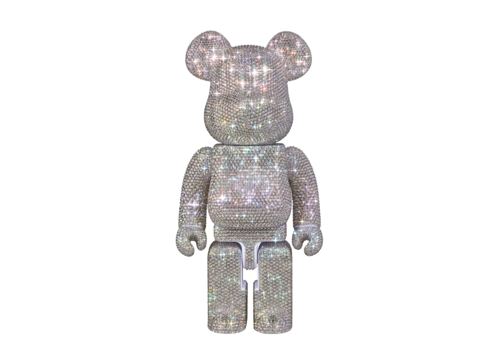 MEDICOM TOY "BEARBRICK" Swarovski 130 Years Anniversary 400%
