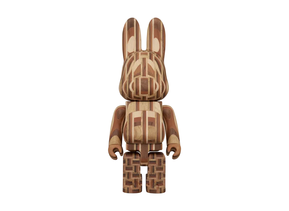 MEDICOM TOY "RABBRICK" Karimoku Parquet 2Nd 400%