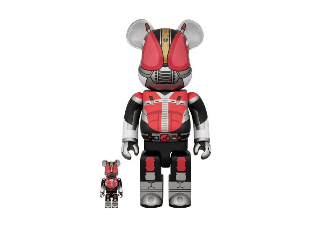 MEDICOM TOY "BEARBRICK" Kamen Rider Den-O Sword Form 100% & 400%