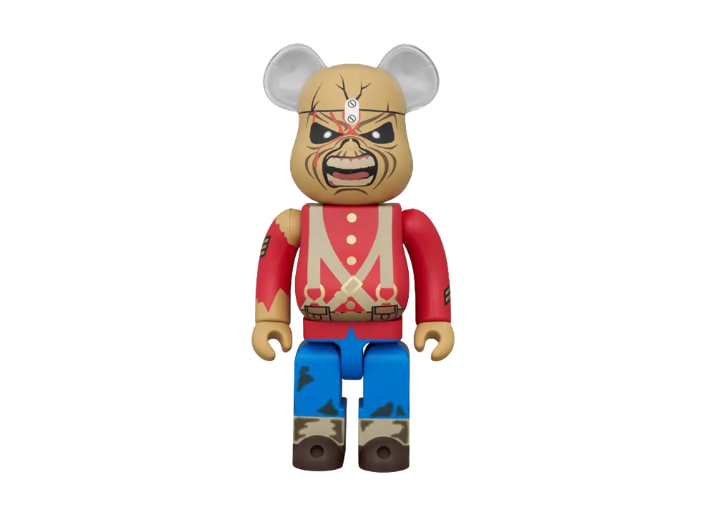 MEDICOM TOY "BEARBRICK" -Iron Maiden- Eddie “The Trooper” 400%