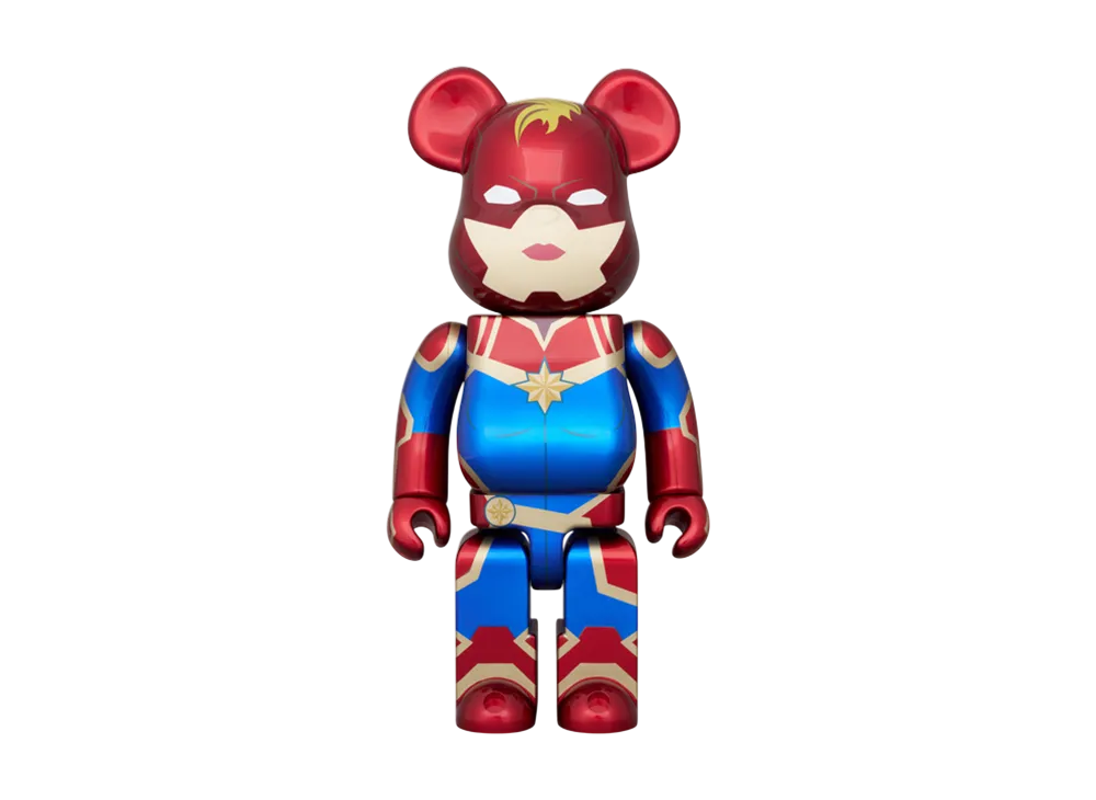 MEDICOM TOY "BEARBRICK" Captain Marvel 400%