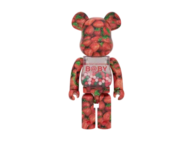 MEDICOM TOY "BEARBRICK" My First Bearbrick Baby Strawberry Ver. 1000%
