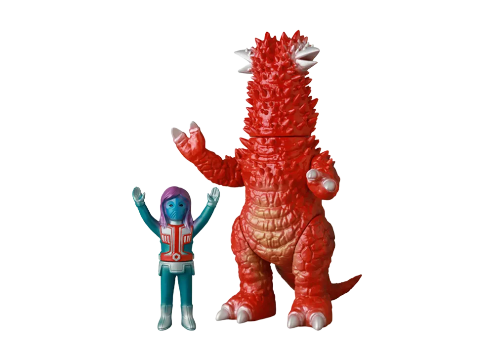 MEDICOM TOY "MAT(MONSTER ART TOY)" -Ultraseven- Pandong + Mini Goth Alien