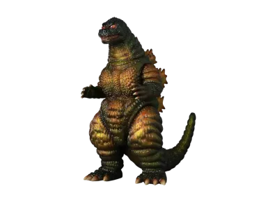 MEDICOM TOY "NEW ART GUILD" Godzilla (1995) Standard Size Mouth Closed (2Nd Series)