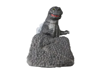 MEDICOM TOY / Anrakuansaku "GODZILLA VINYL WARS EX" -Godzilla- Godzilla (1954) Dr. Yamane'S Explanatory Materials Version (2Nd Edition)