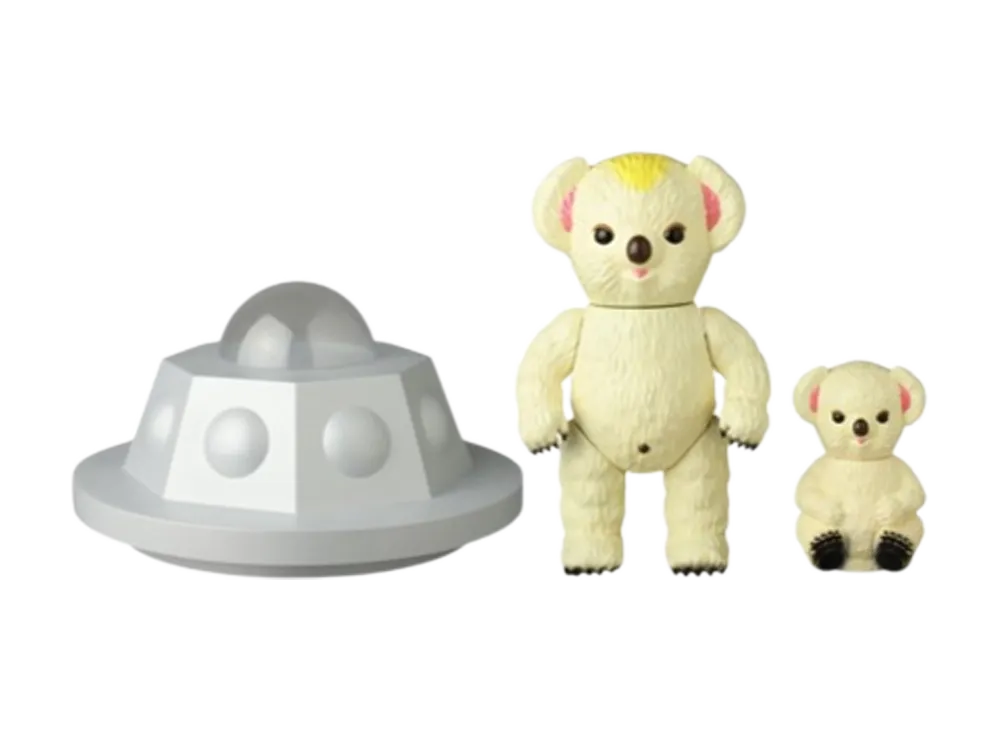 MEDICOM TOY / Anrakuansaku -Magma Man- Space Monster Mukumuku Flying Saucer Playset
