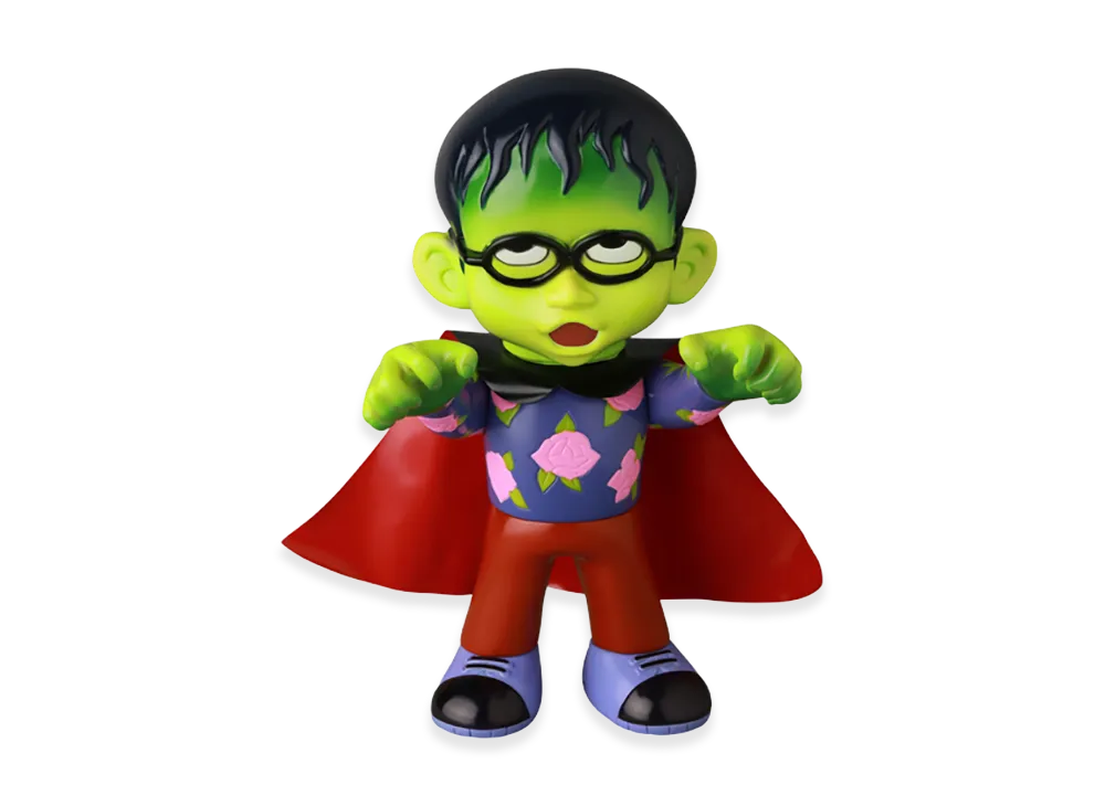 MEDICOM TOY Urami Mataro (Retro Model) Green Ver.