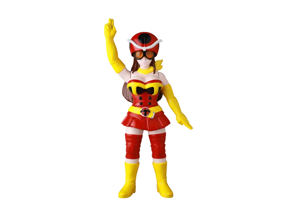 MEDICOM TOY "Toei Retro Sofvi Collection" -Tanzaburo Tojima Wants to Be a Kamen Rider- Yuriko Okada (Denpa Ningen Tackle Ver.)