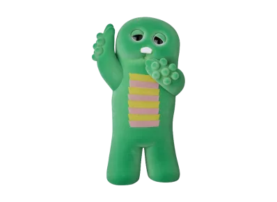 MEDICOM TOY "VINYL COLLECTIBLE DOLLS" Vcd Gachapin L Size