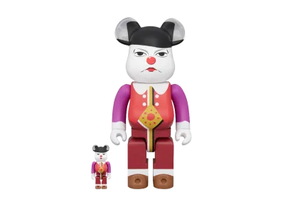 MEDICOM TOY "BEARBRICK" Andy Joker 100% & 400%