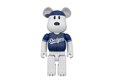 MEDICOM TOY "BEARBRICK" Mlb X Peanuts Bearbrick Snoopy (Los Angeles Dodgers) 1000%