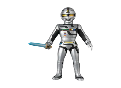 MEDICOM TOY "Toei Retro Sofvi Collection" -Space Sheriff Gavan- Gavan (Shining Silver / Laser Blade Ver.)