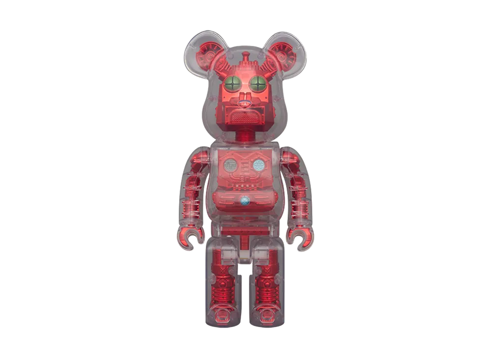MEDICOM TOY "BEARBRICK" Bearbrick Hxs (Hirota Saigansho) Metallic Red 400%