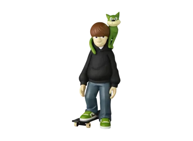 MEDICOM TOY "VINYL COLLECTIBLE DOLLS" Vcd Yuto Horigome By Yusuke Hanai