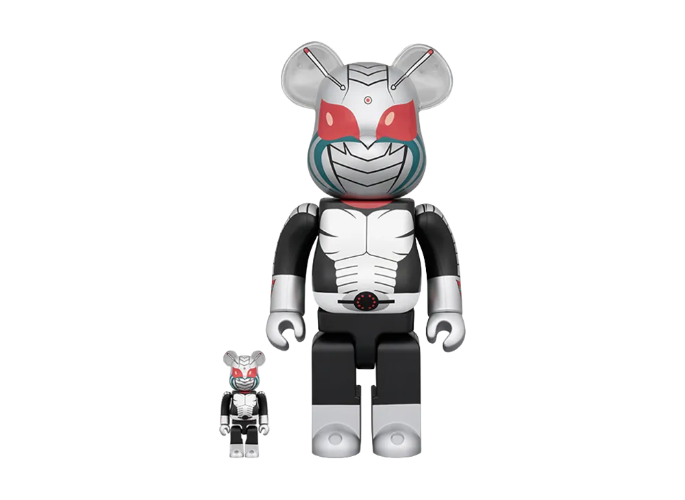 MEDICOM TOY "BEARBRICK" -MASKED RIDER SUPER-1- Bearbrick Kamen Rider Super-1 100% & 400%