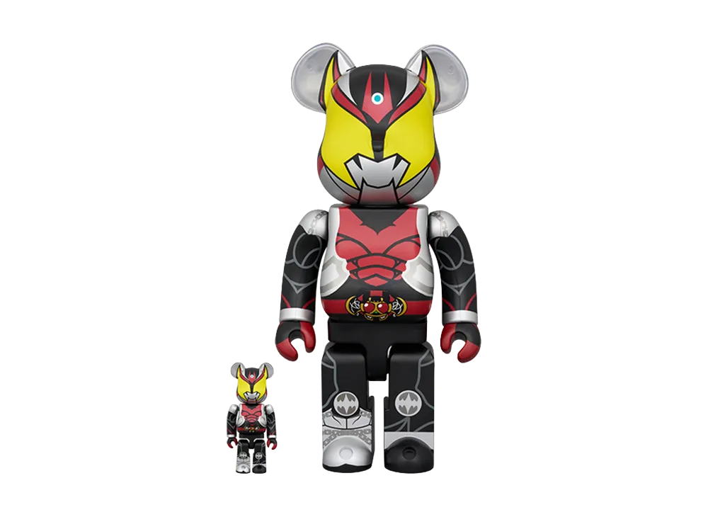 MEDICOM TOY "BEARBRICK" -Kamen Rider Kiva- Bearbrick Kamen Rider Kiva Kiva Form 100% & 400%