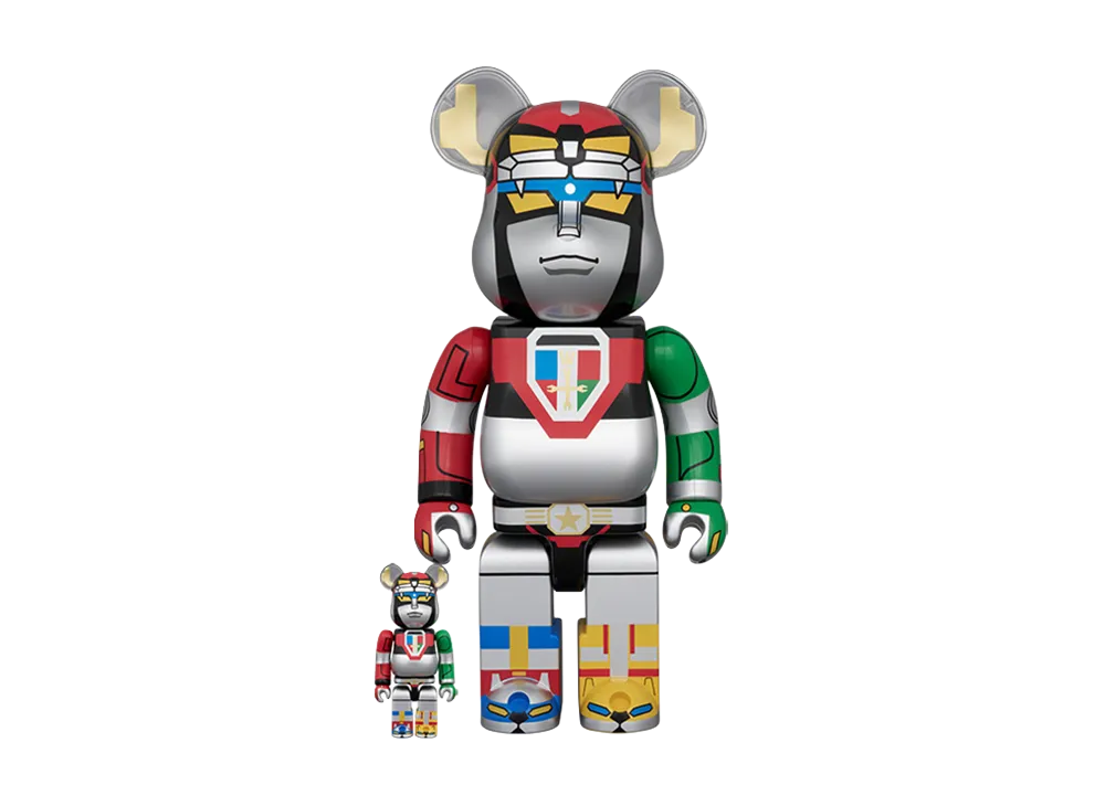 MEDICOM TOY "BEARBRICK" Bearbrick Voltron 100% & 400%