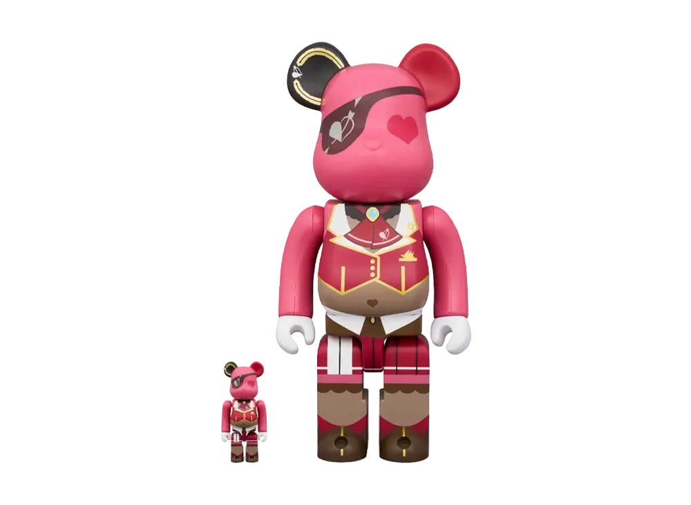 MEDICOM TOY "BEARBRICK" -hololive- Hosho Marine 100% & 400%