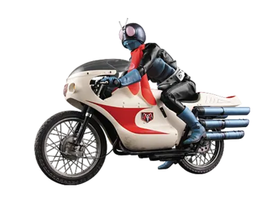MEDICOM TOY "RAH" No.444 -Masked Rider- DX Kamen Rider Old No.1 Ver.3.5 & Cyclone