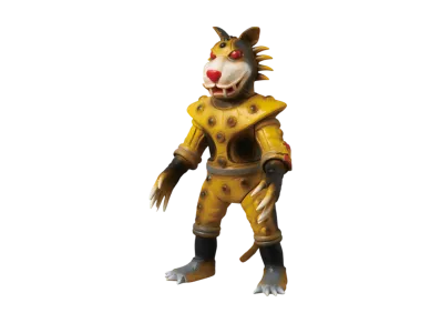 MEDICOM TOY "Toei Retro Sofvi Collection" -Android Kikaider- Yellow Jaguar